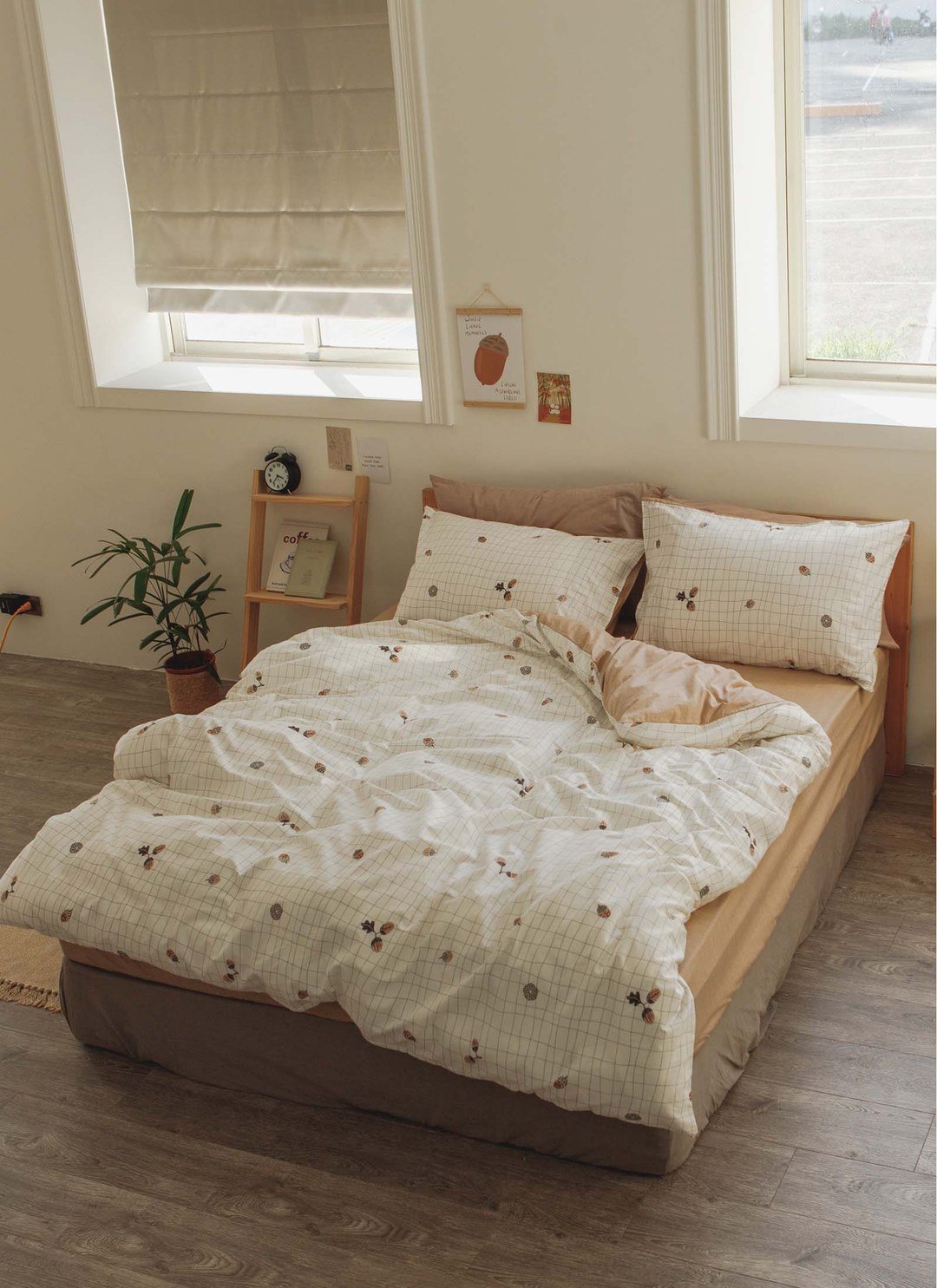 橡實 - 純棉床包組 ( 床包 + 枕套 )