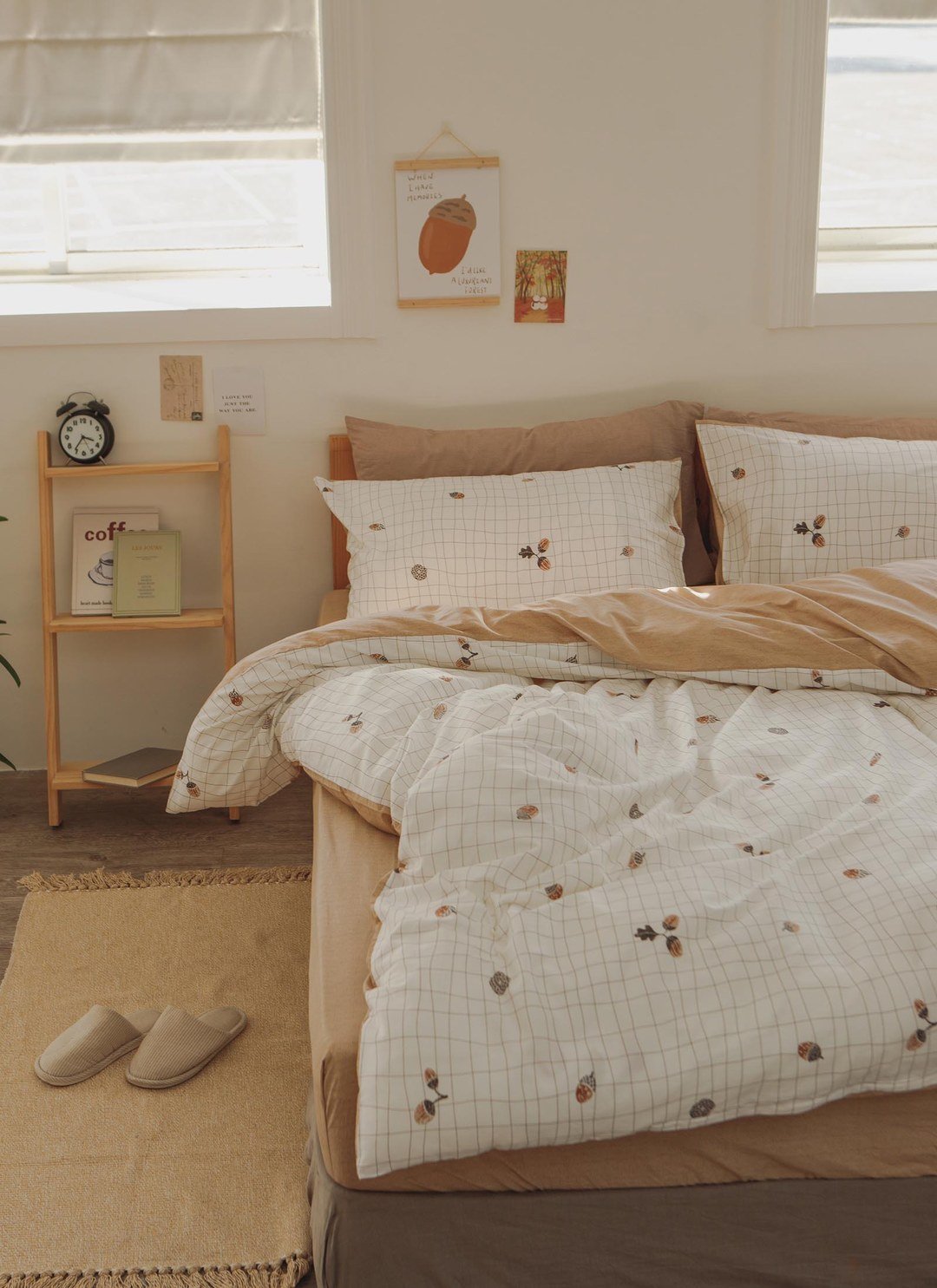 橡實 - 純棉床包組 ( 床包 + 枕套 )