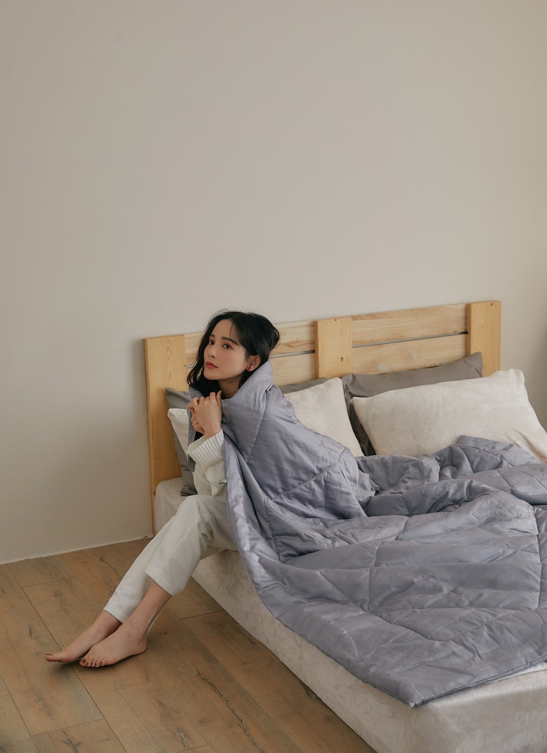 石墨烯溫感晚安被 - 冬被