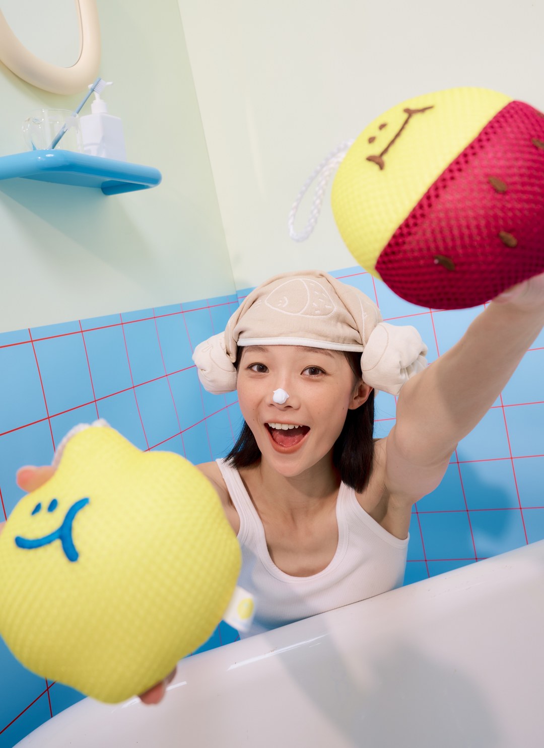 【聖誕包裝套組】LEMONY&KUMI - 搓澡球 / Second Morning 正版授權