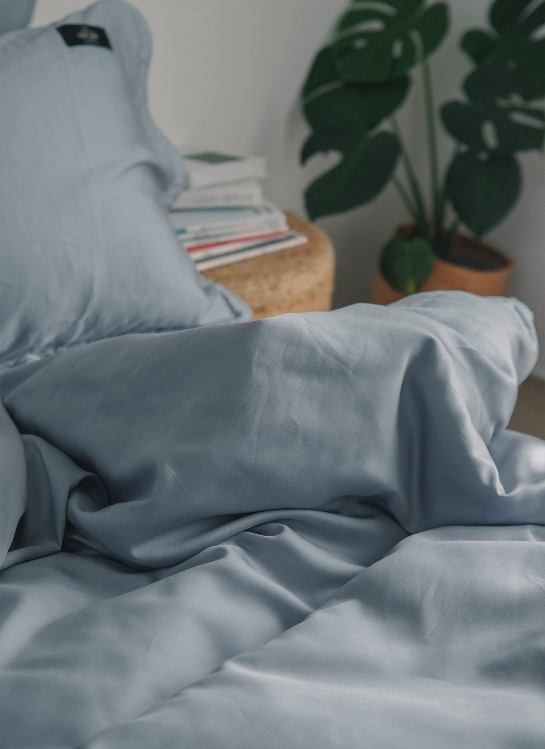 藍花亞麻 - 天絲枕套 / 2入組