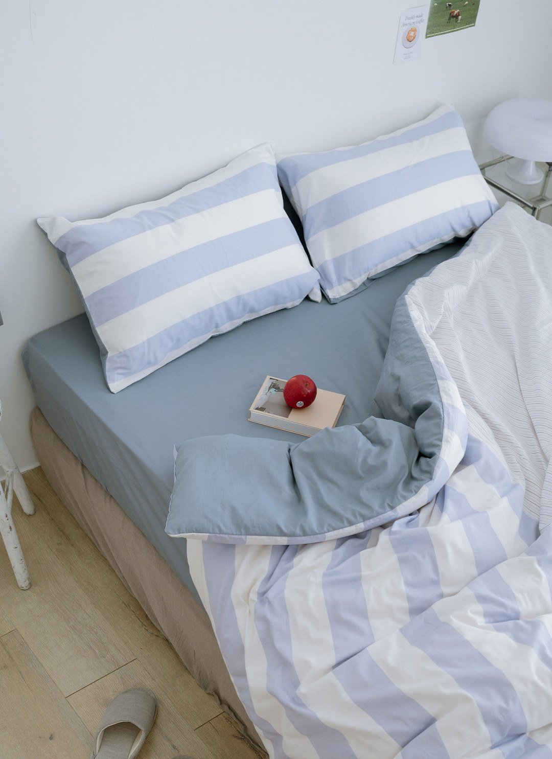 藍調 - 純棉四件組 ( 床包 + 被套 + 枕套 )