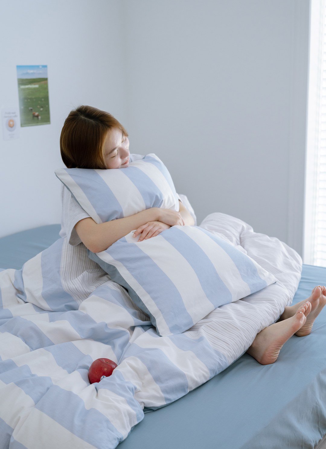 藍調 - 純棉四件組 ( 床包 + 被套 + 枕套 )