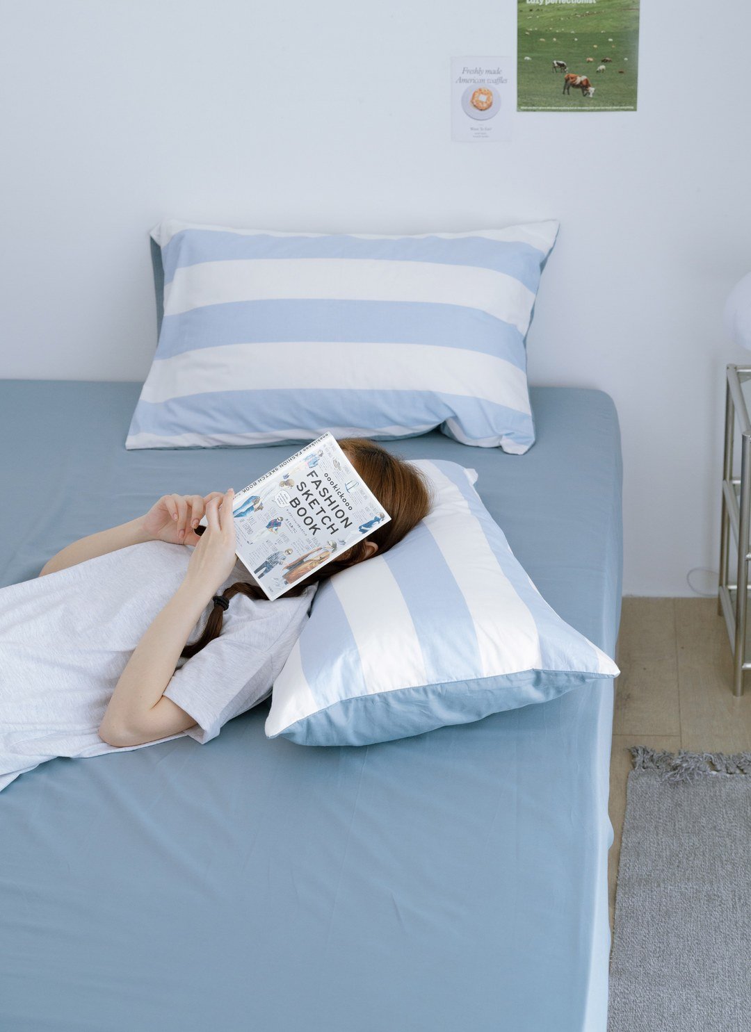 藍調 - 純棉床包組 ( 床包 + 枕套 )