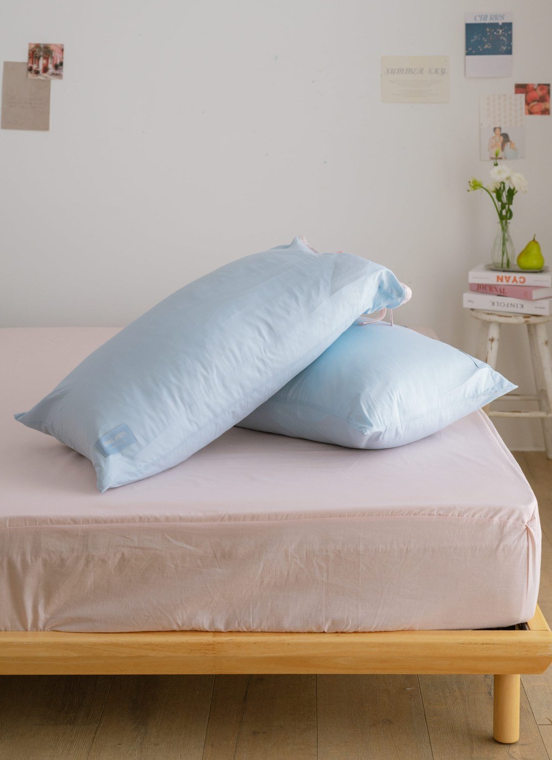 海鹽芝士 / 苺果芝士 - 華爾紗 ( 純棉 ) 枕套 / 2入組