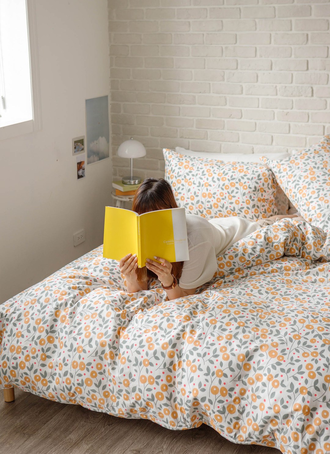 椿花 - 純棉床包組 ( 床包 + 枕套 )