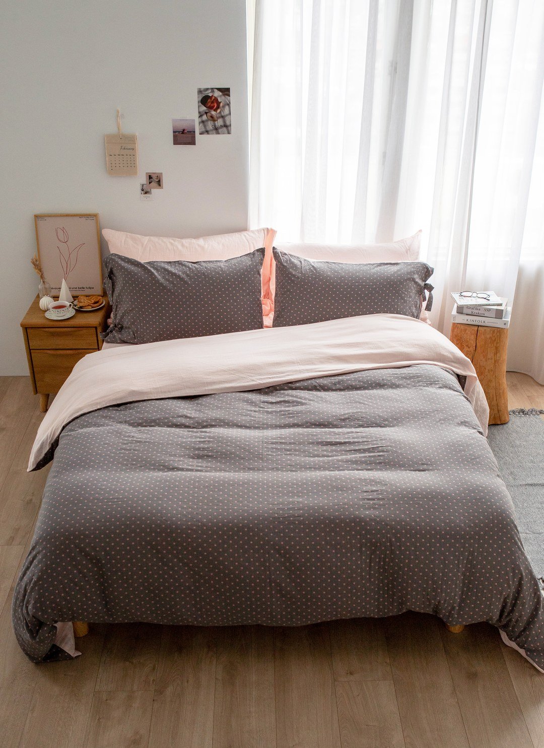 櫻染 - 二重紗 / 雙層紗被套