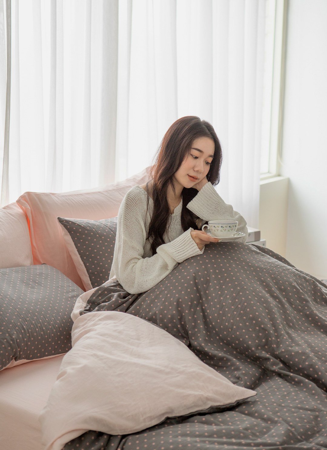 櫻染 - 二重紗 / 雙層紗被套