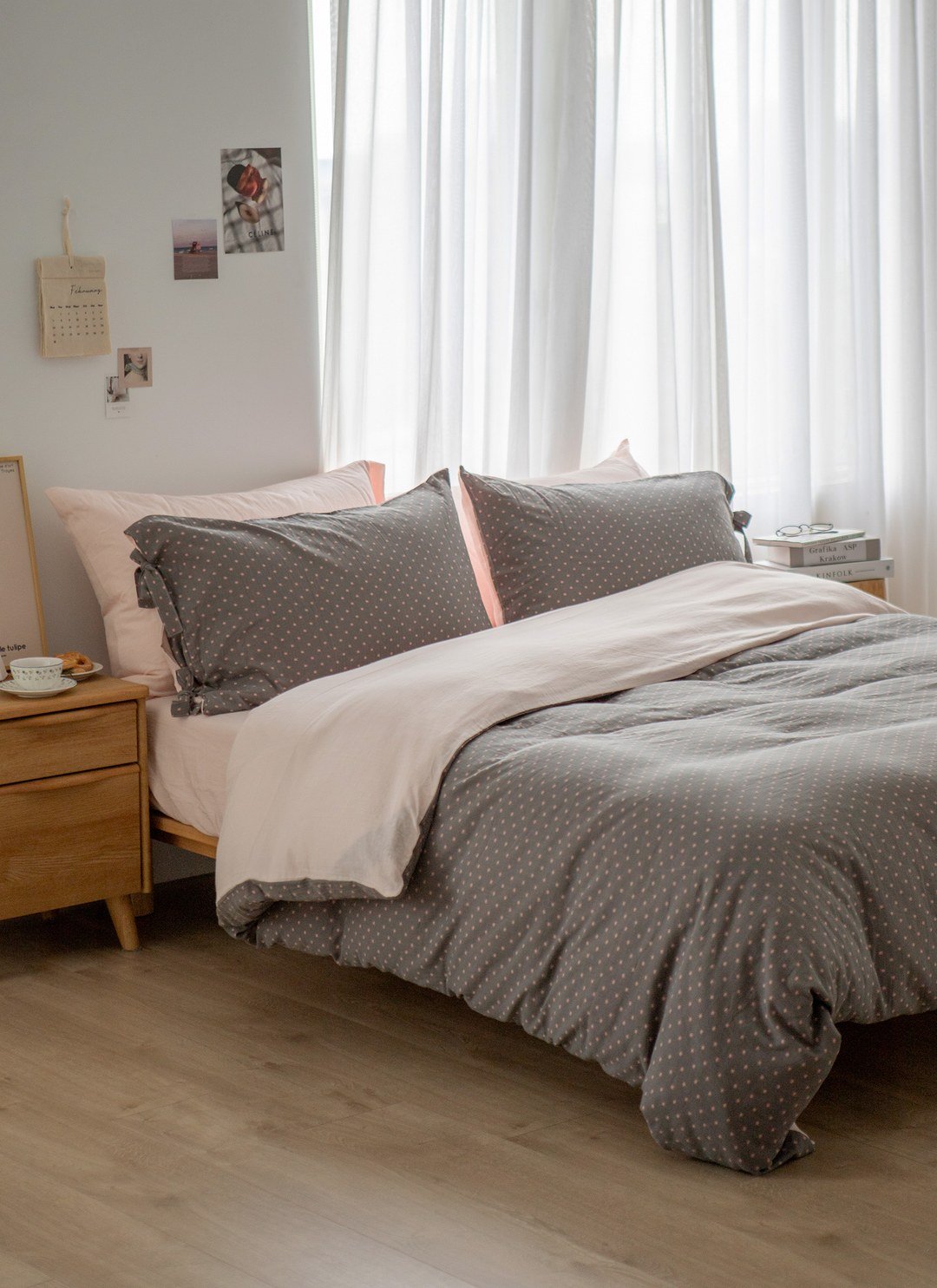 櫻染 - 二重紗 / 雙層紗被套