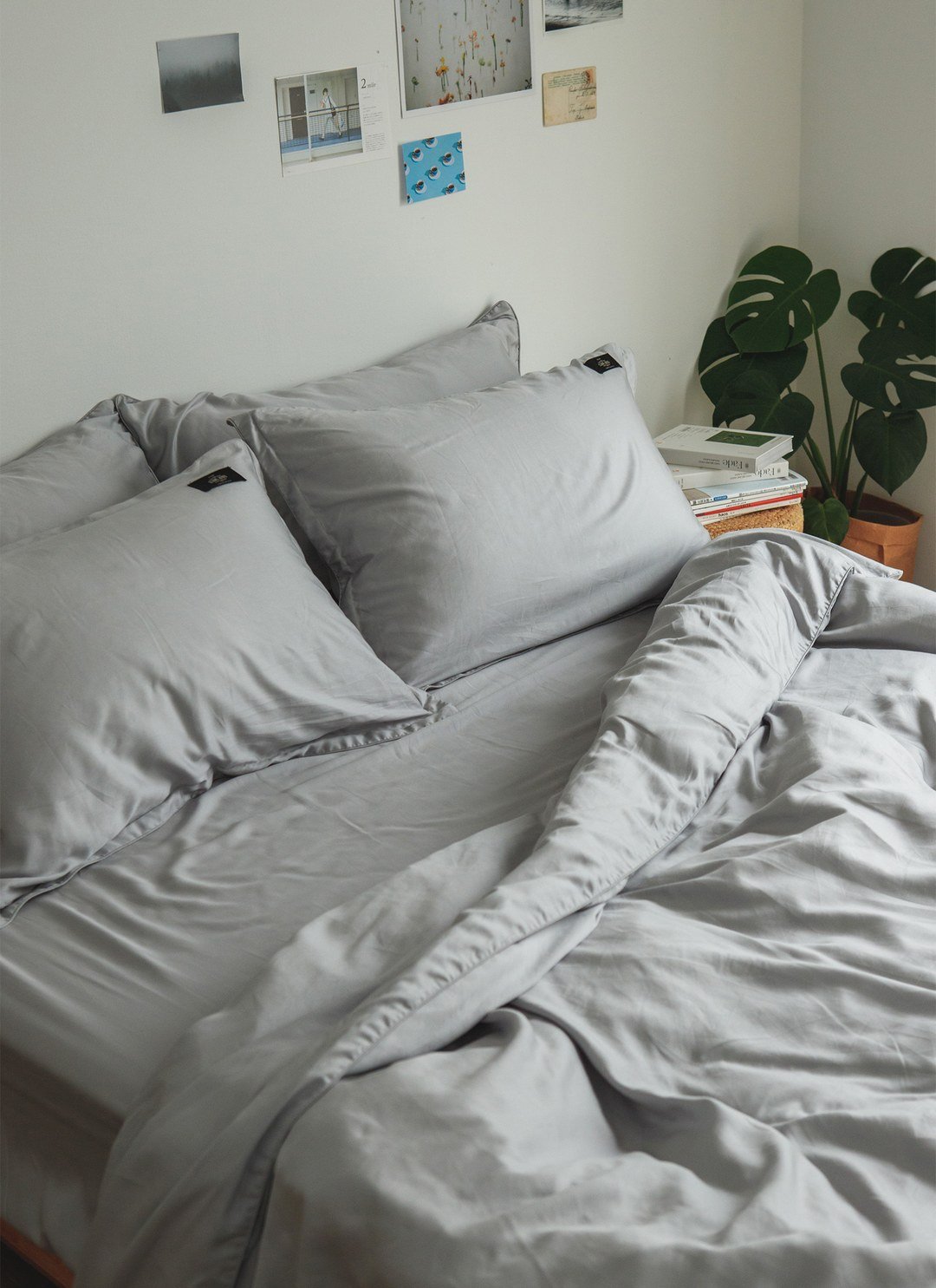 深灰雪松 - 天絲四件組 ( 床包 + 被套 + 枕套 )