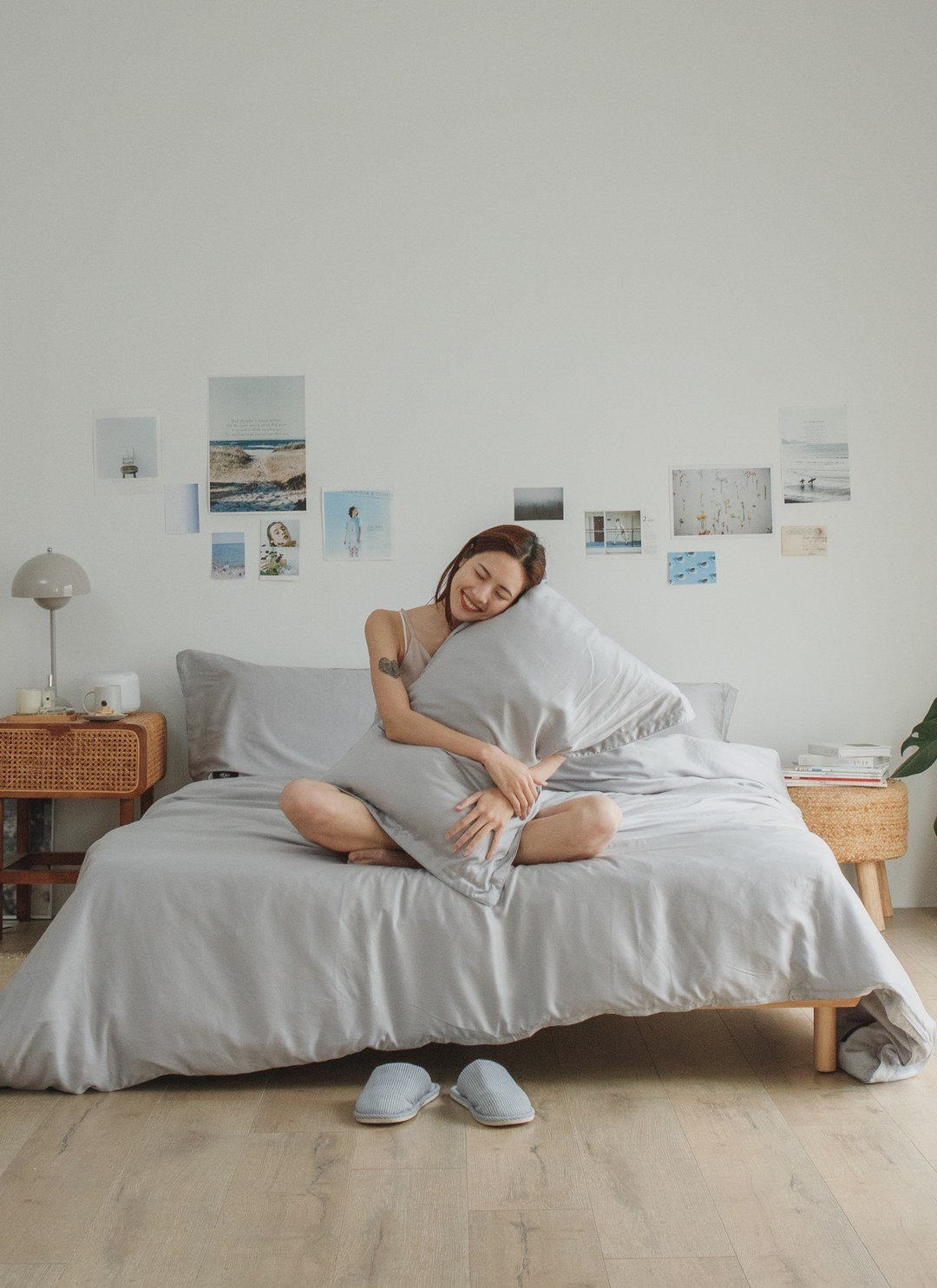 深灰雪松 - 天絲四件組 ( 床包 + 被套 + 枕套 )