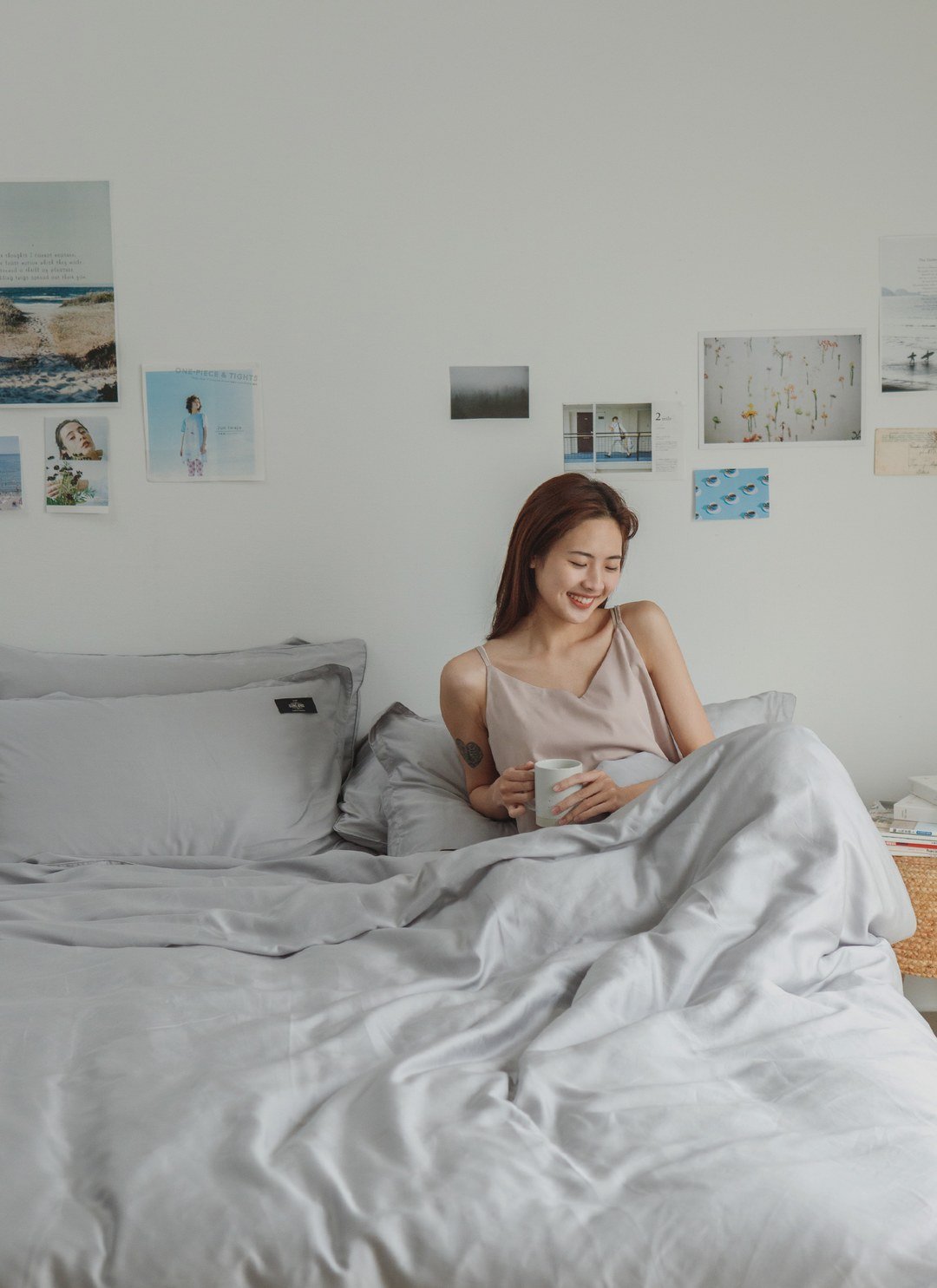 深灰雪松 - 天絲四件組 ( 床包 + 被套 + 枕套 )