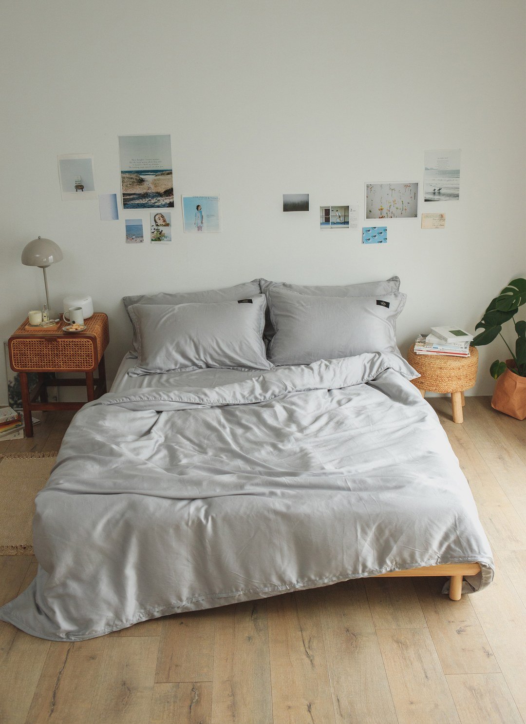 深灰雪松 - 天絲被套組 ( 被套 + 枕套 )