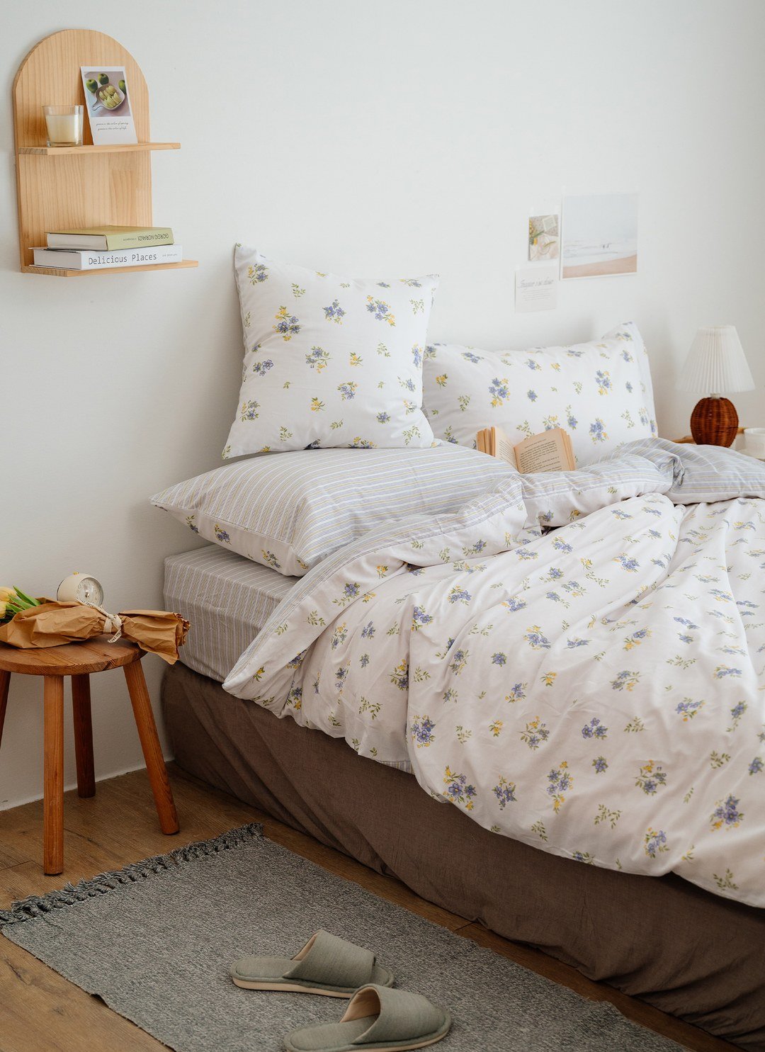 椿嶼 - 純棉四件組 ( 床包 + 被套 + 枕套 )