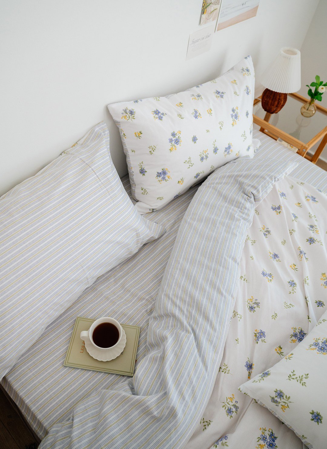 椿嶼 - 純棉四件組 ( 床包 + 被套 + 枕套 )