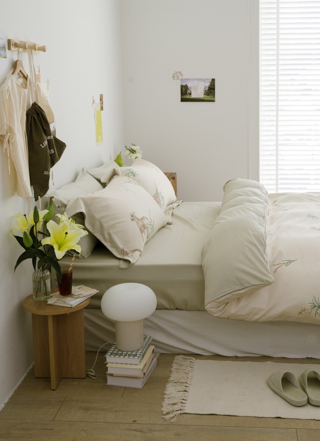 小鹿舞曲 - 天絲棉四件組 ( 床包 + 被套 + 枕套 ) / Sybil-Ho 聯名款