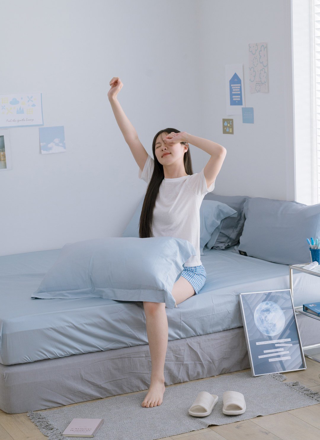 夏夢日記 - 天絲棉床包組 ( 床包 + 枕套 ) / Sybil-Ho 聯名款