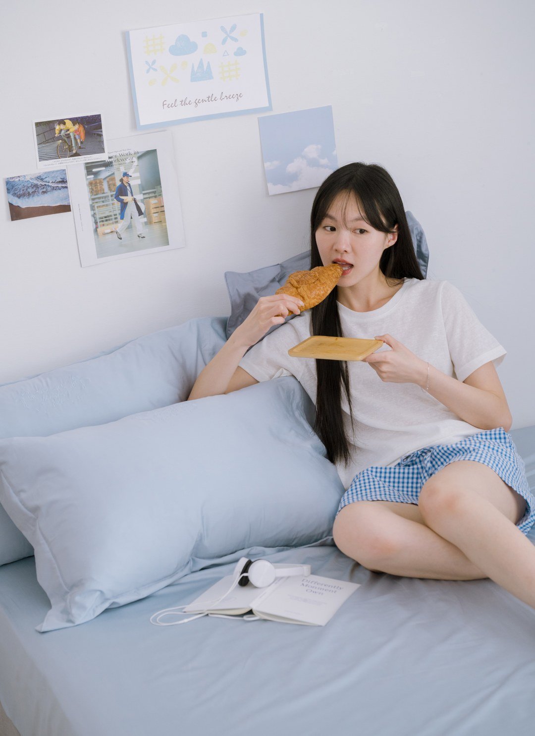 夏夢日記 - 天絲棉床包組 ( 床包 + 枕套 ) / Sybil-Ho 聯名款