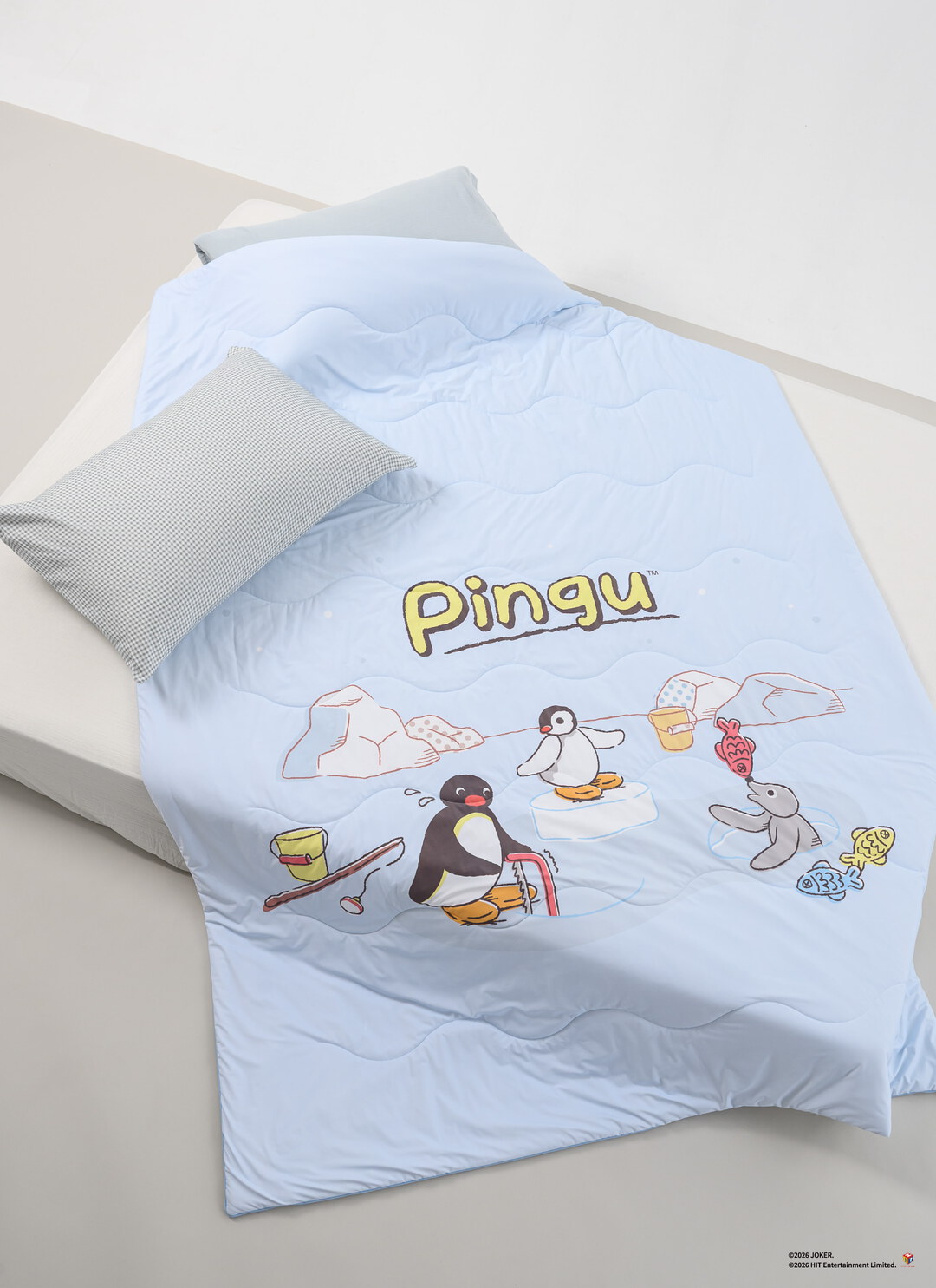 Pingu™企鵝家族 X 熊冷系列 / Let’s Go Fishing / 熊冷被 / 涼被 / 瞬間冰感 Extreme Cool
