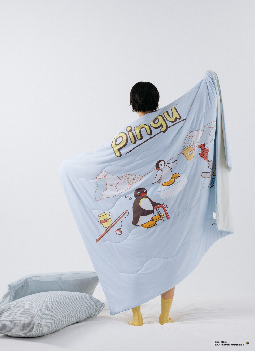 Pingu™企鵝家族 X 熊冷系列 / Let’s Go Fishing / 熊冷被 / 涼被 / 瞬間冰感 Extreme Cool