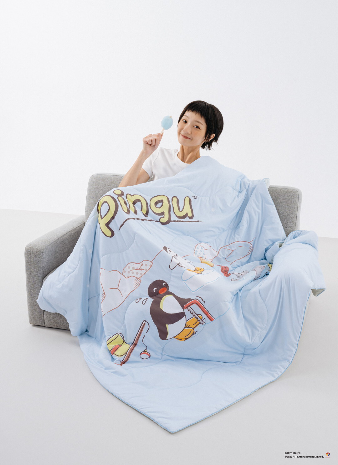 Pingu™企鵝家族 X 熊冷系列 / Let’s Go Fishing / 熊冷被 / 涼被 / 瞬間冰感 Extreme Cool