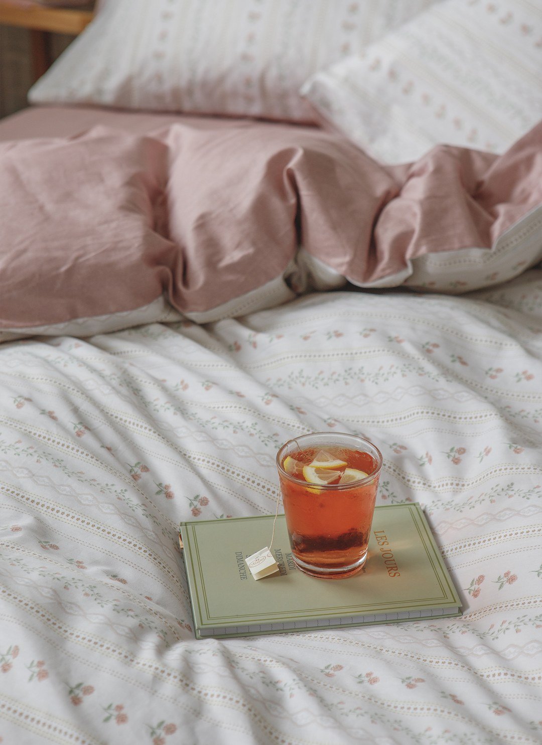 花徑 - 純棉四件組 ( 床包 + 被套 + 枕套 )