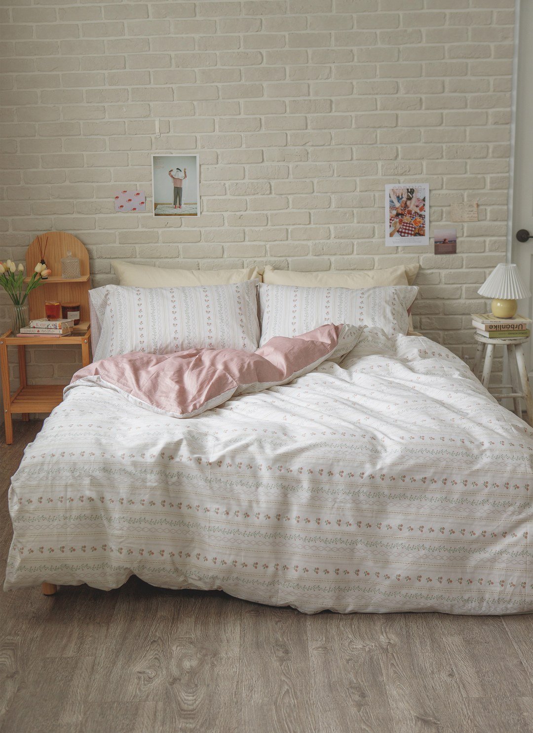 花徑 - 純棉床包組 ( 床包 + 枕套 )