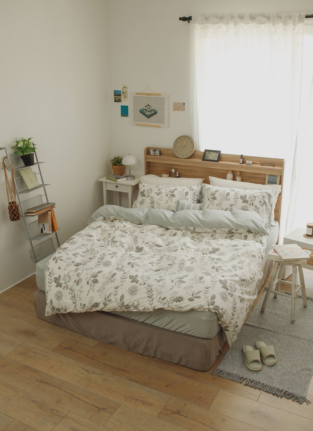 卉之森 - 純棉四件組 ( 床包 + 被套 + 枕套 )