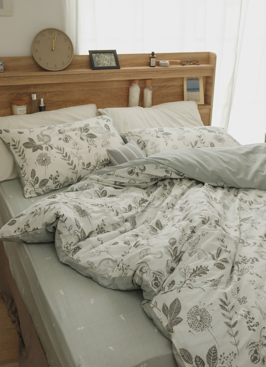 卉之森 - 純棉四件組 ( 床包 + 被套 + 枕套 )