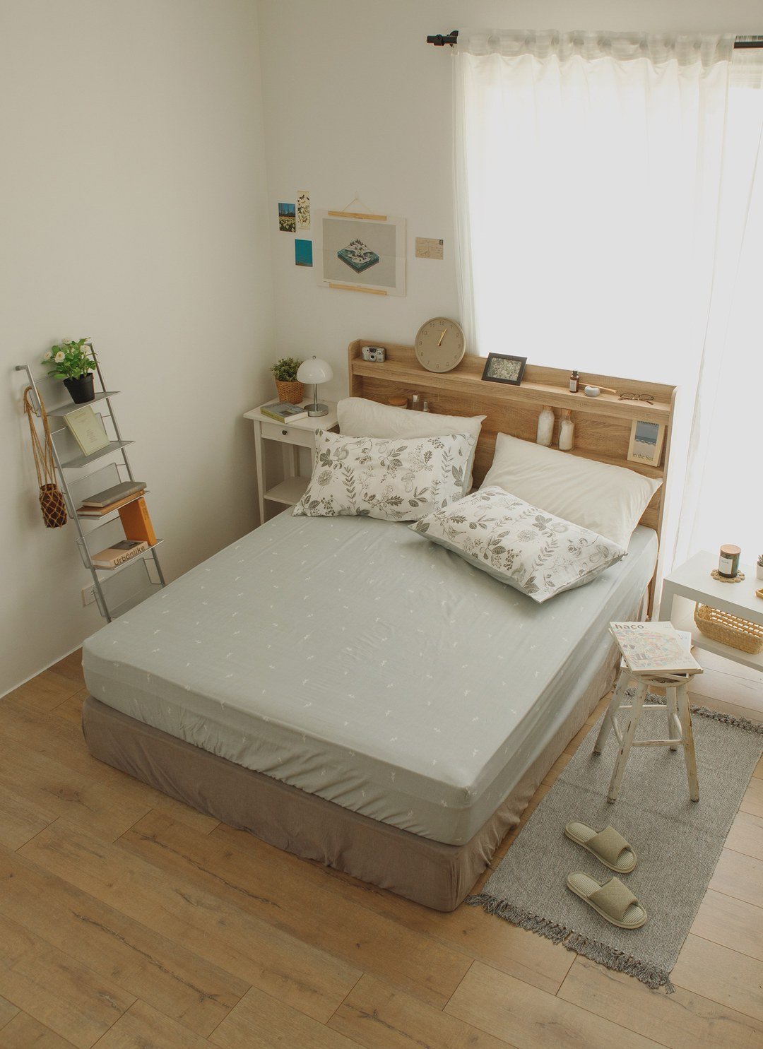 卉之森 - 純棉床包組 ( 床包 + 枕套 )