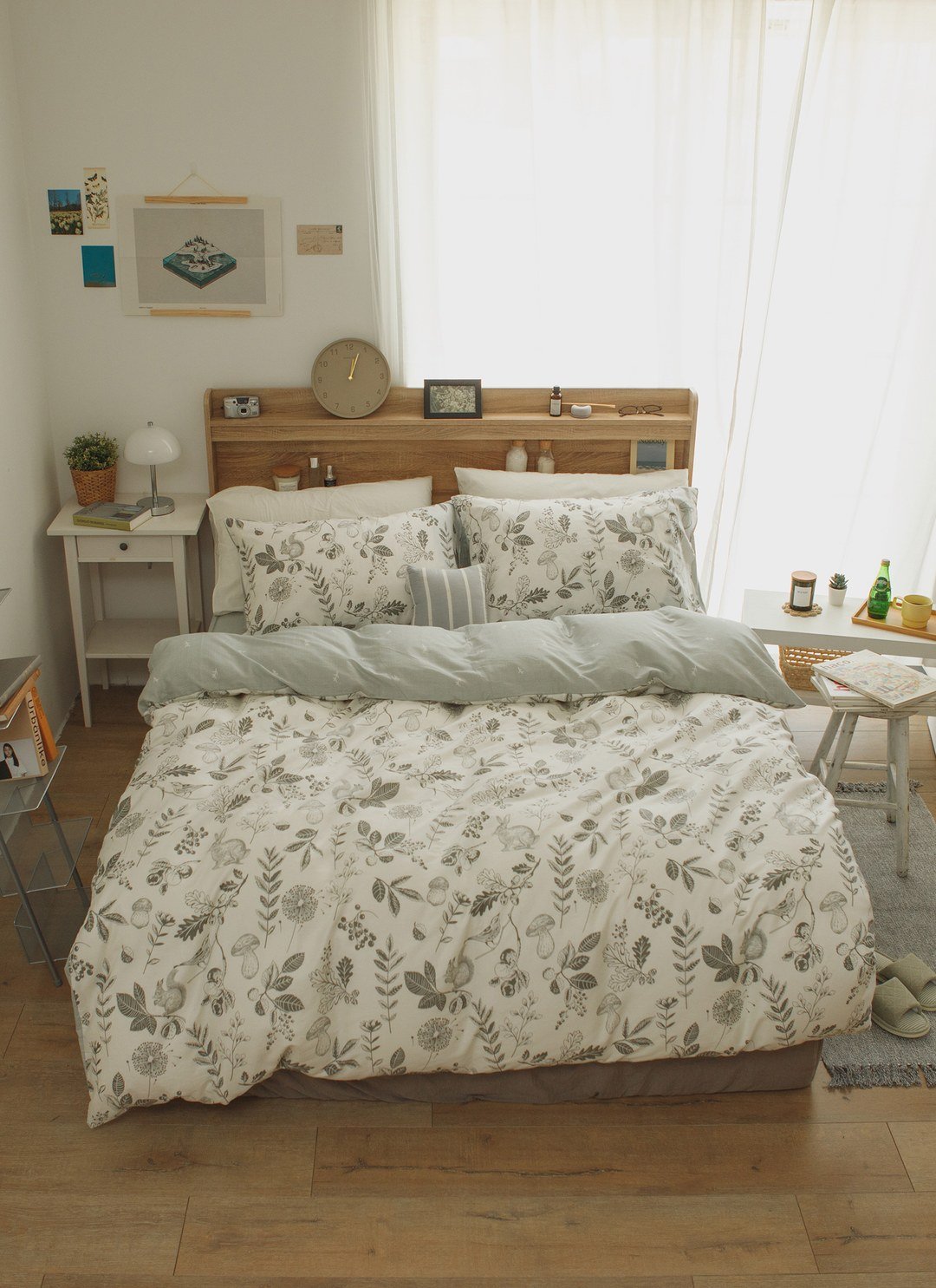 卉之森 - 純棉床包組 ( 床包 + 枕套 )