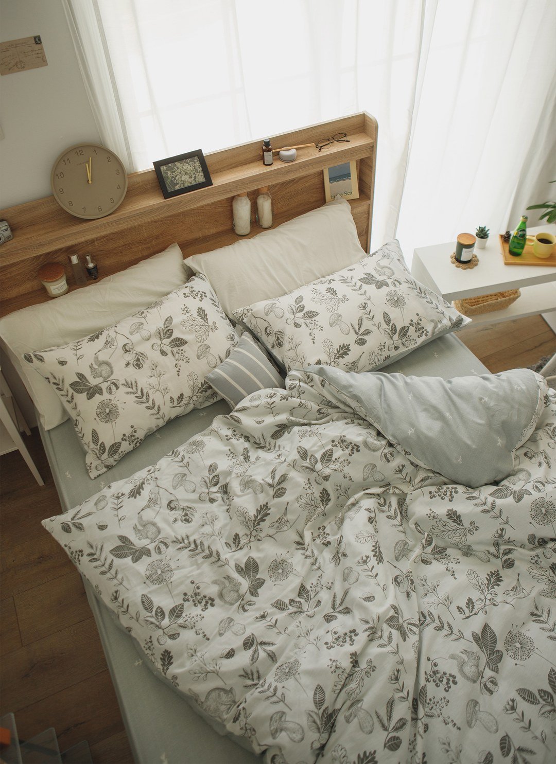 卉之森 - 純棉床包組 ( 床包 + 枕套 )