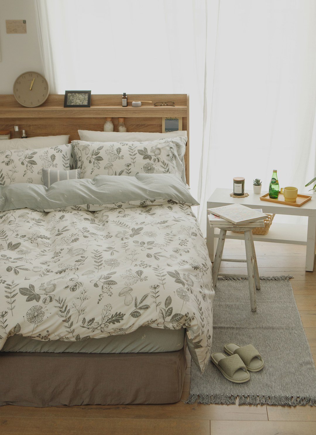 卉之森 - 純棉床包組 ( 床包 + 枕套 )