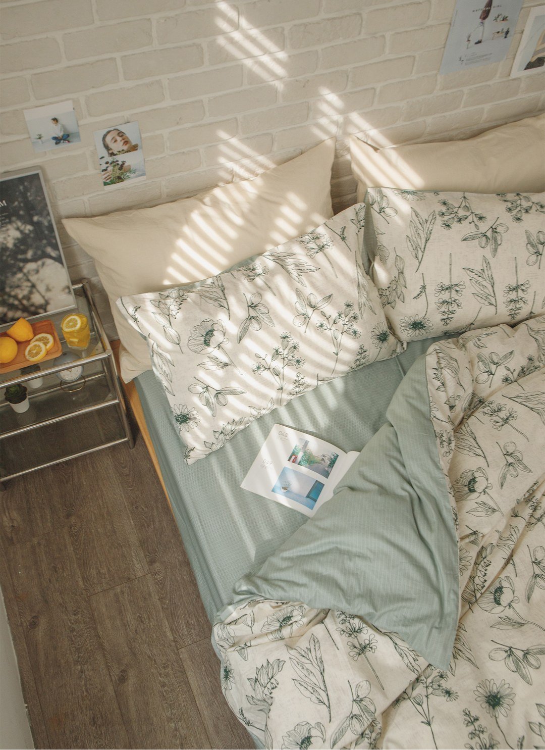 綠町 - 純棉四件組 ( 床包 + 被套 + 枕套 )