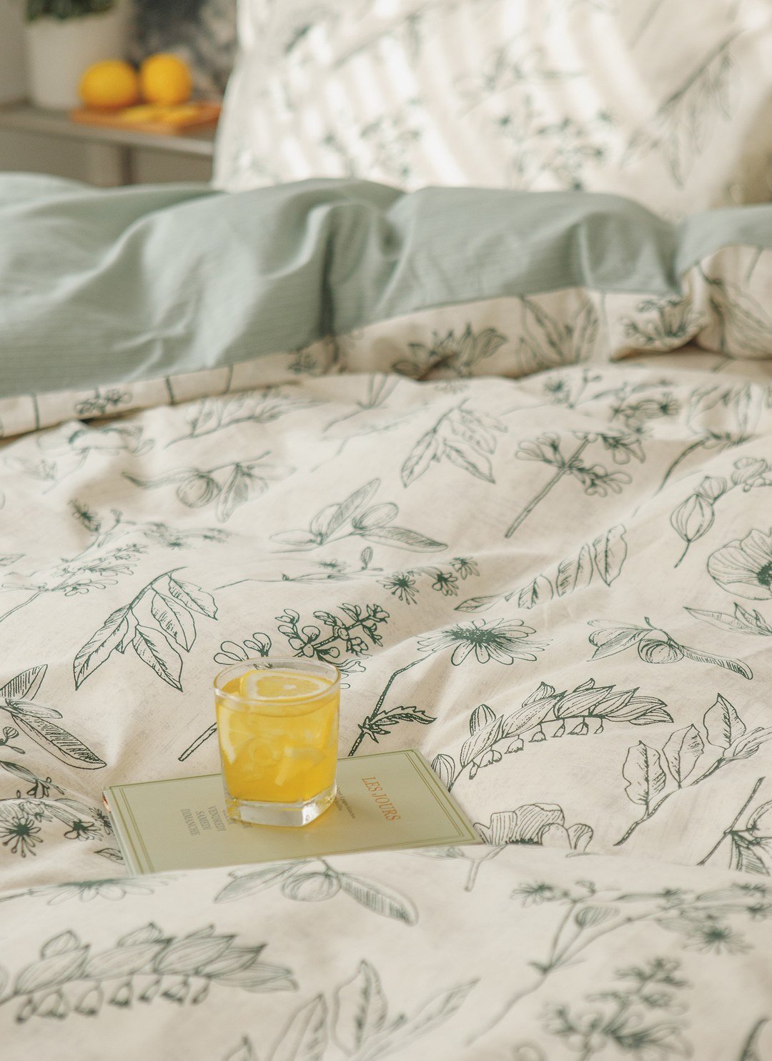 綠町 - 純棉四件組 ( 床包 + 被套 + 枕套 )