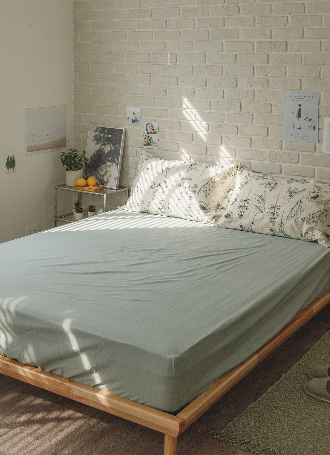 綠町 - 純棉床包組 ( 床包 + 枕套 )