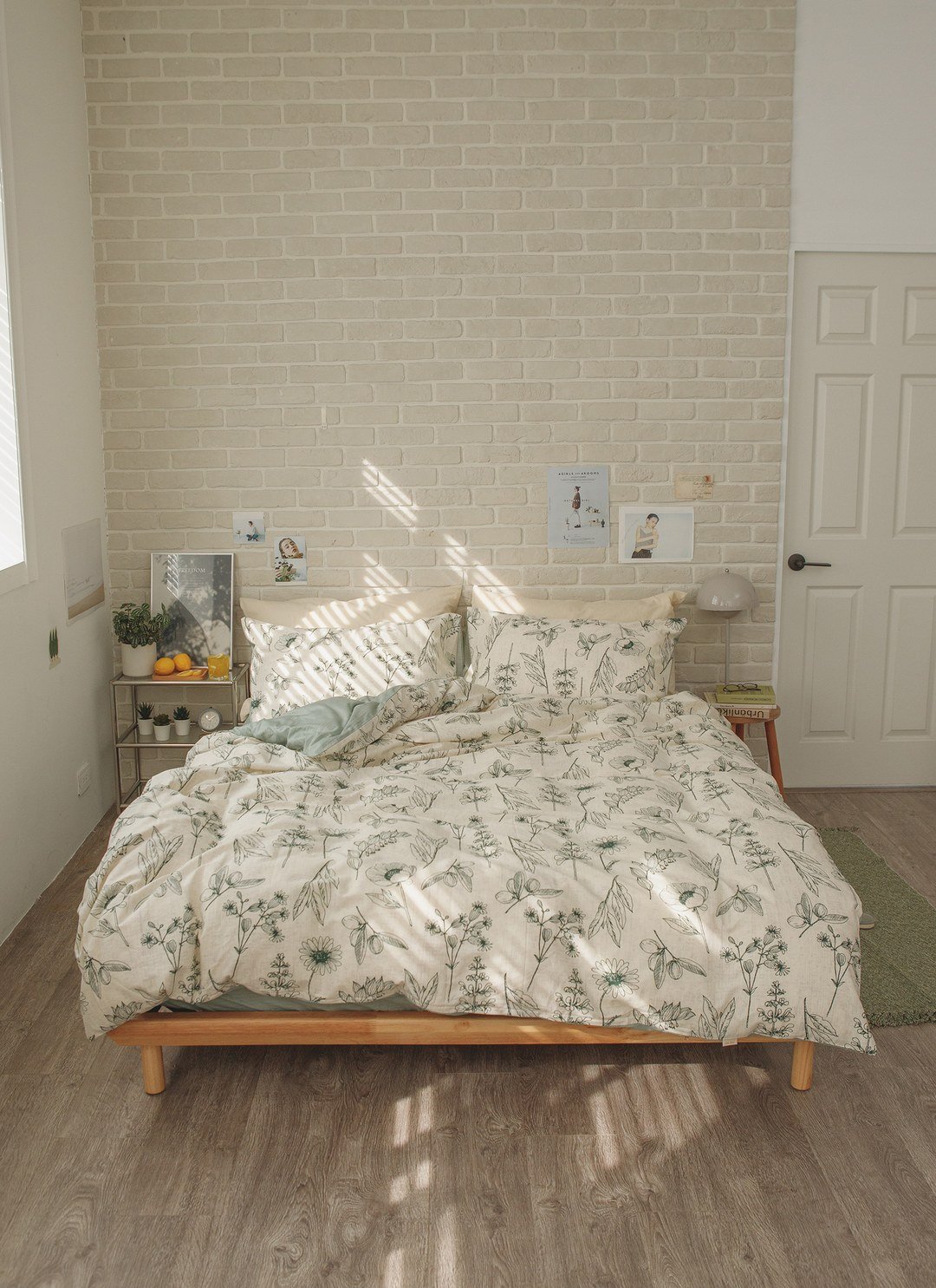 綠町 - 純棉床包組 ( 床包 + 枕套 )