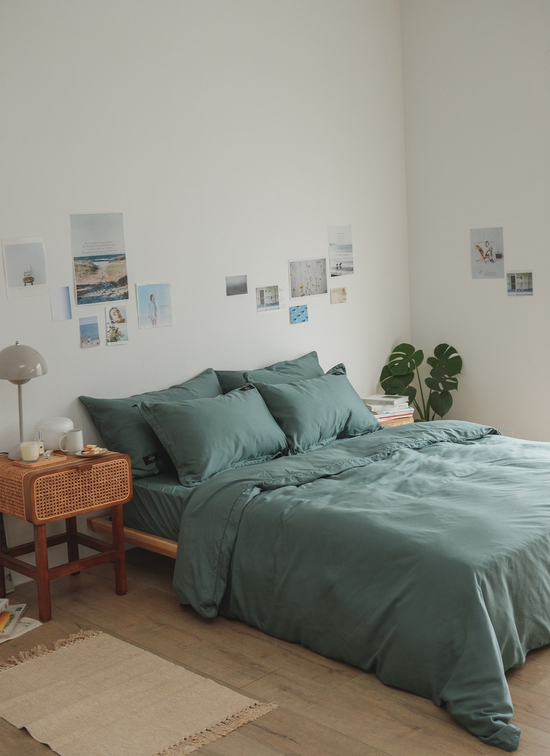 綠霧森林 - 天絲四件組 ( 床包 + 被套 + 枕套 )