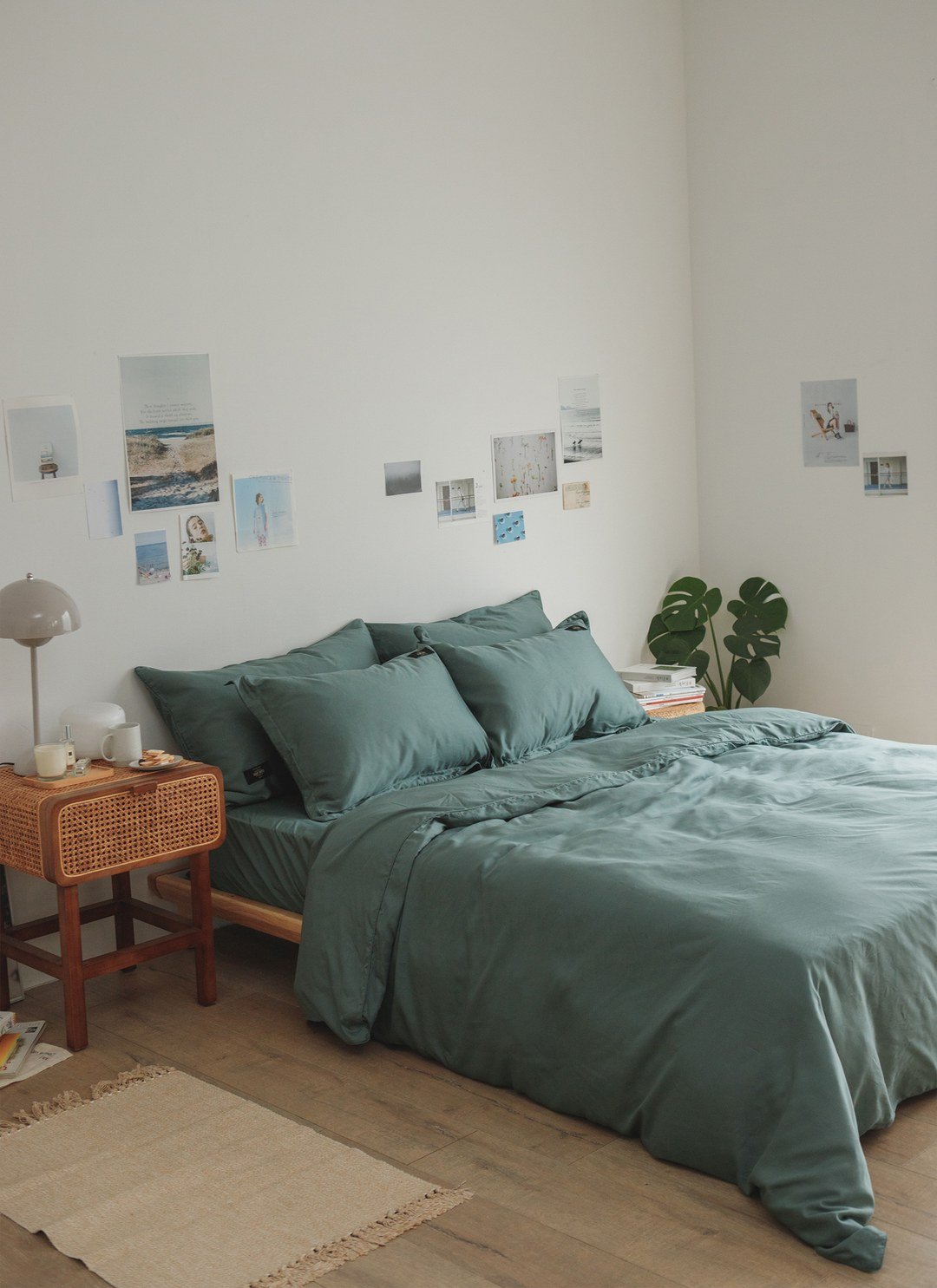 綠霧森林 - 天絲被套組 ( 被套 + 枕套 )