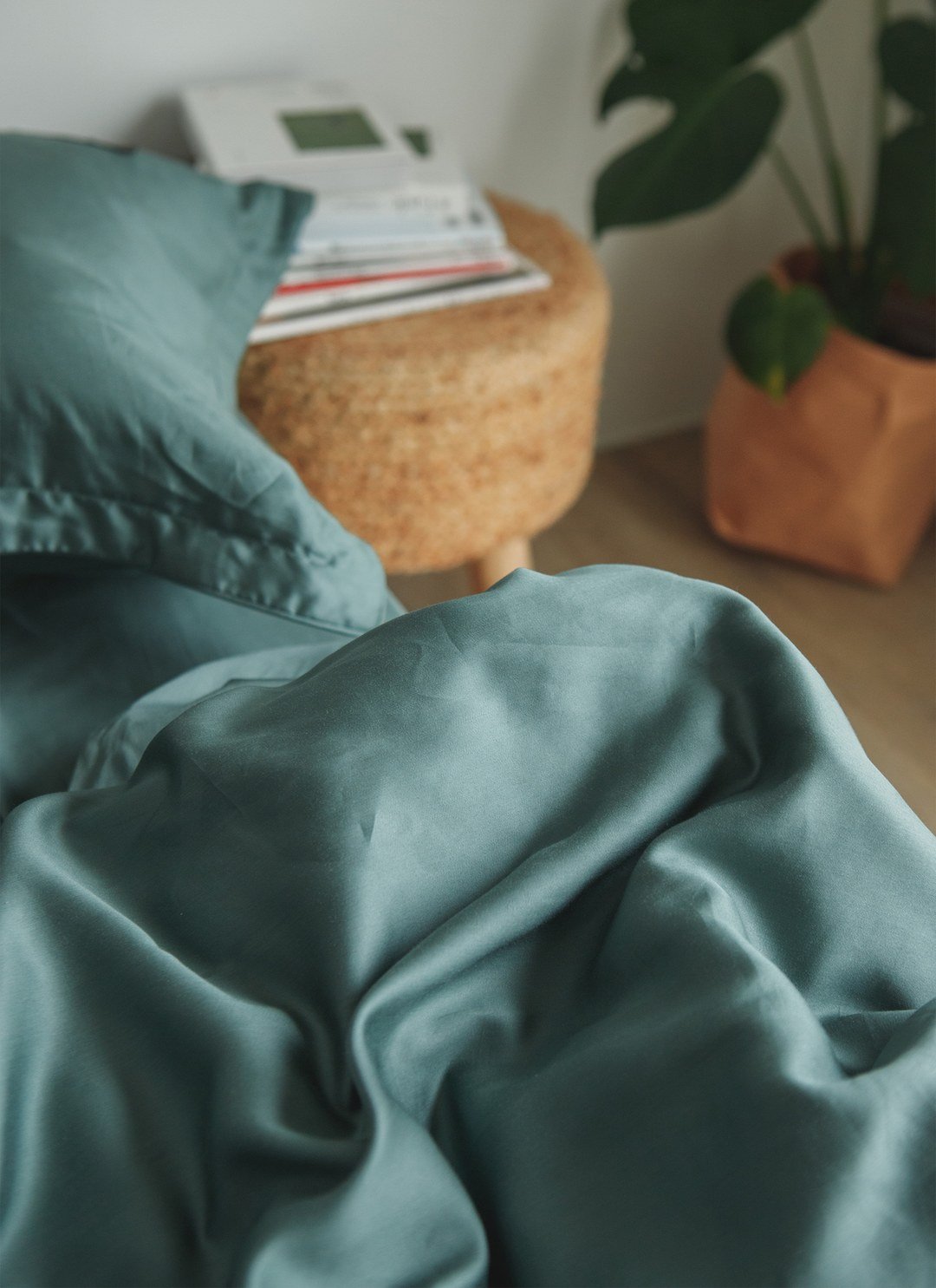 綠霧森林 - 天絲被套組 ( 被套 + 枕套 )