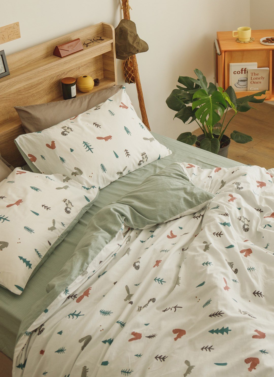 捉迷藏 - 純棉四件組 ( 床包 + 被套 + 枕套 )