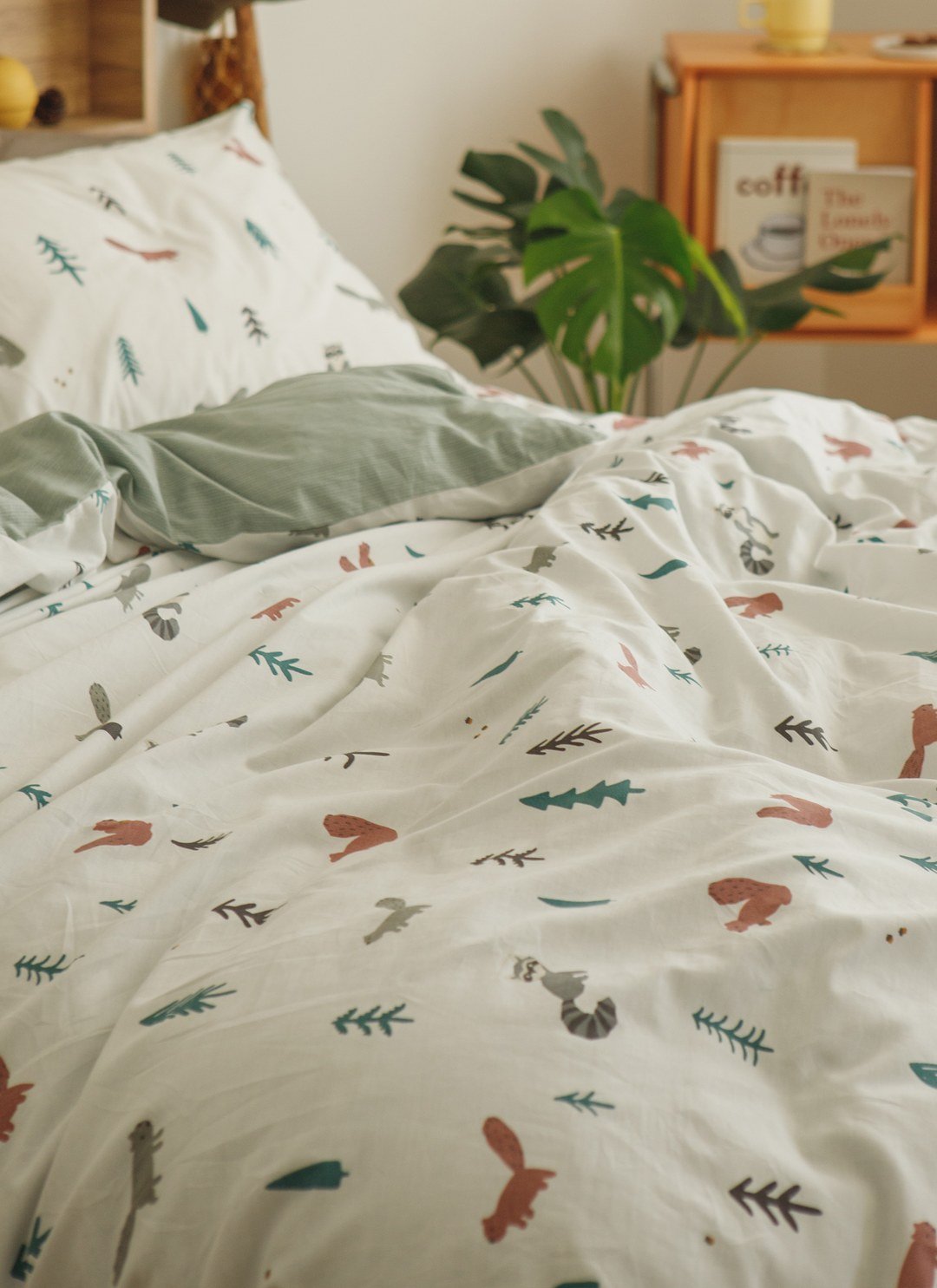 捉迷藏 - 純棉四件組 ( 床包 + 被套 + 枕套 )