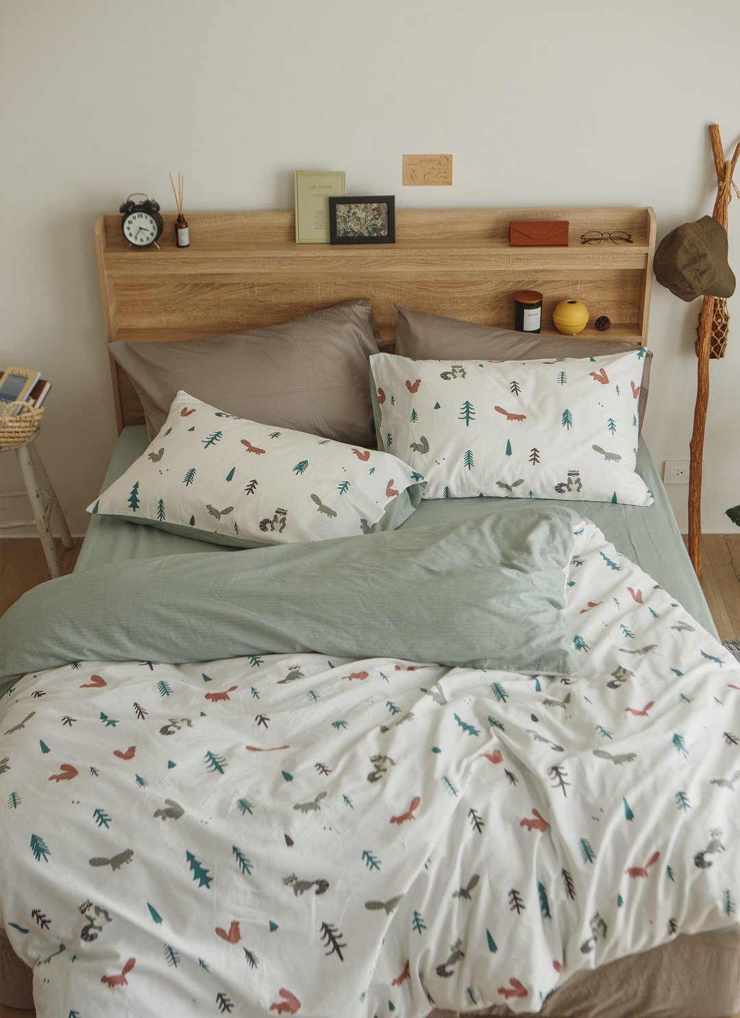 捉迷藏 - 純棉四件組 ( 床包 + 被套 + 枕套 )