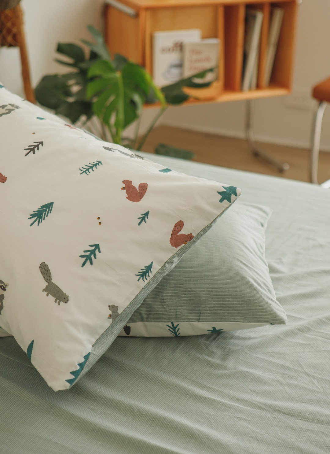 捉迷藏 - 純棉床包組 ( 床包 + 枕套 )