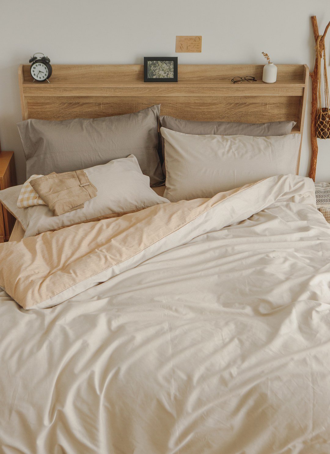 Latte - 純棉床包組 ( 床包 + 枕套 )