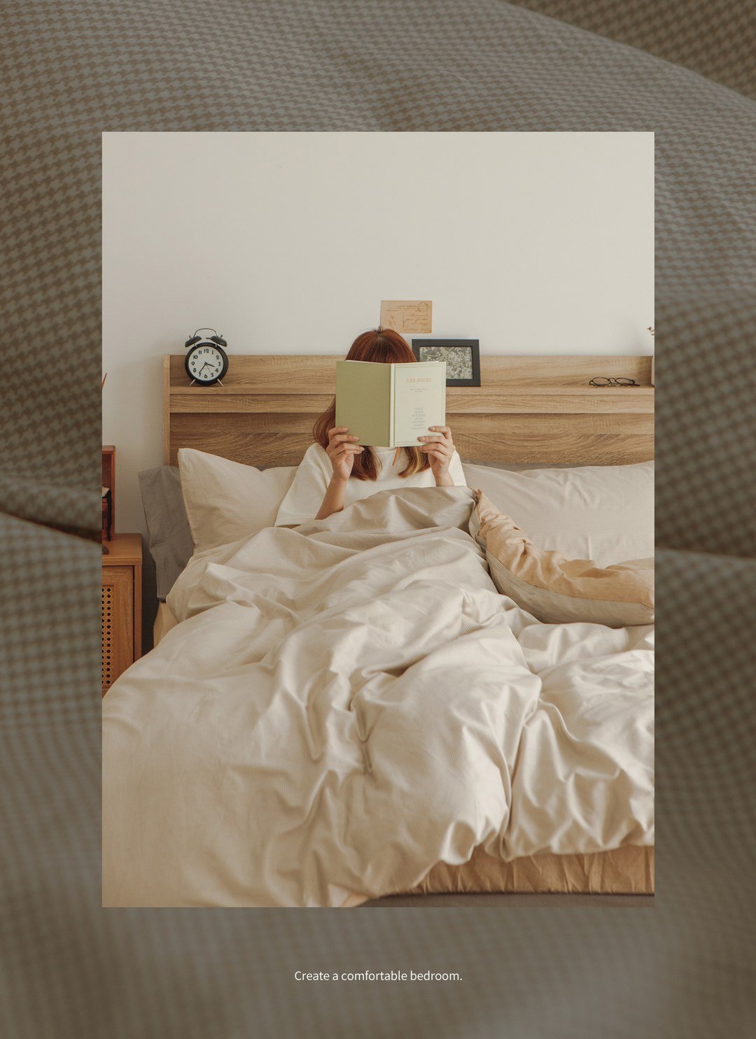 Latte - 純棉床包組 ( 床包 + 枕套 )