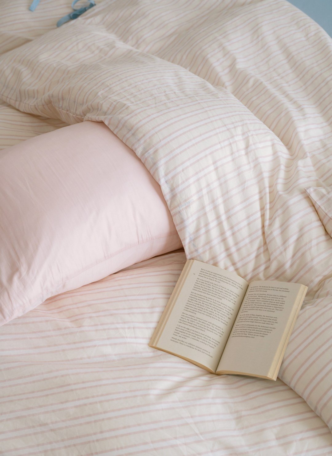 海鹽芝士 / 苺果芝士 - 華爾紗 ( 純棉 ) 條紋被套