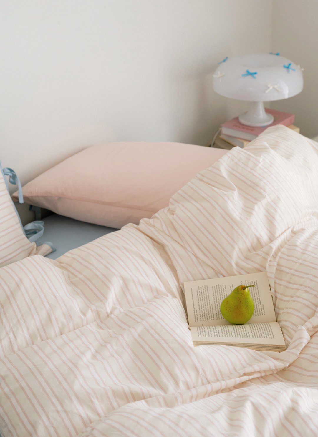 海鹽芝士 / 苺果芝士 - 華爾紗 ( 純棉 ) 條紋被套