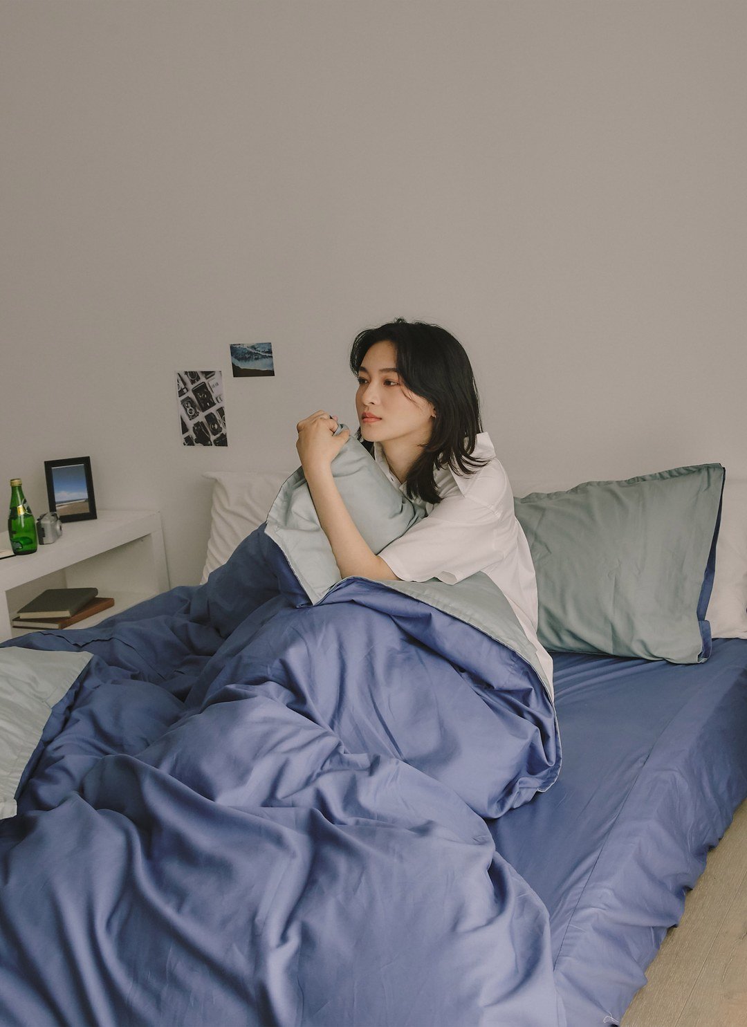 藍洋海綠 - 有機棉被套