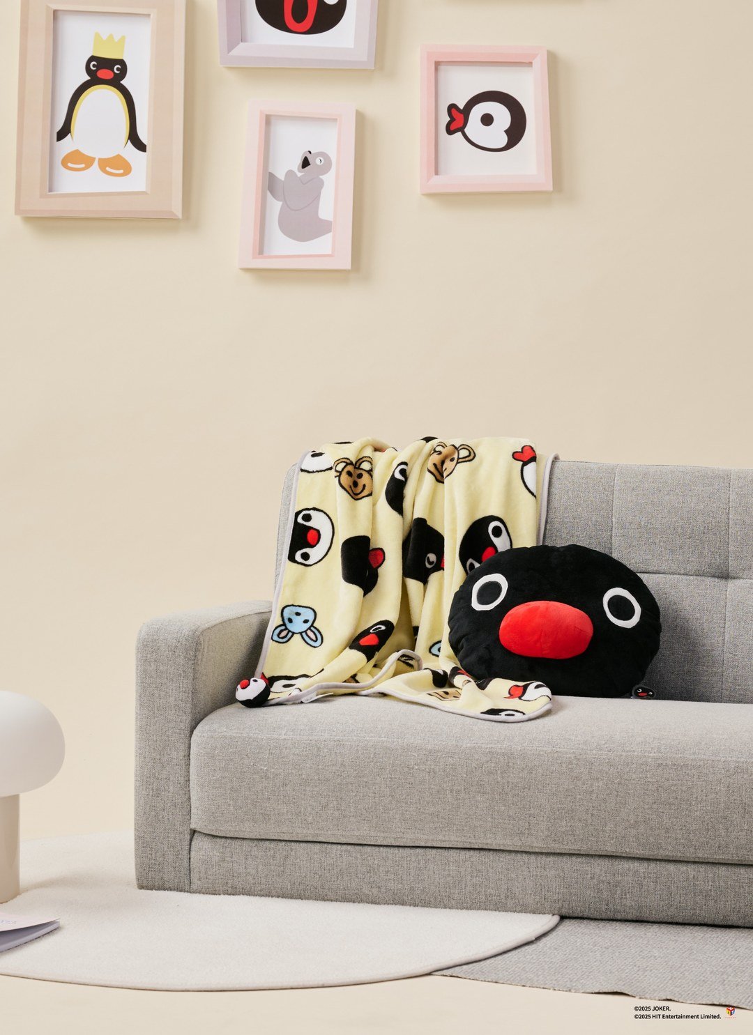 Pingu™ 兩用造型抱枕毯 - Pingu / 企鵝家族聯名